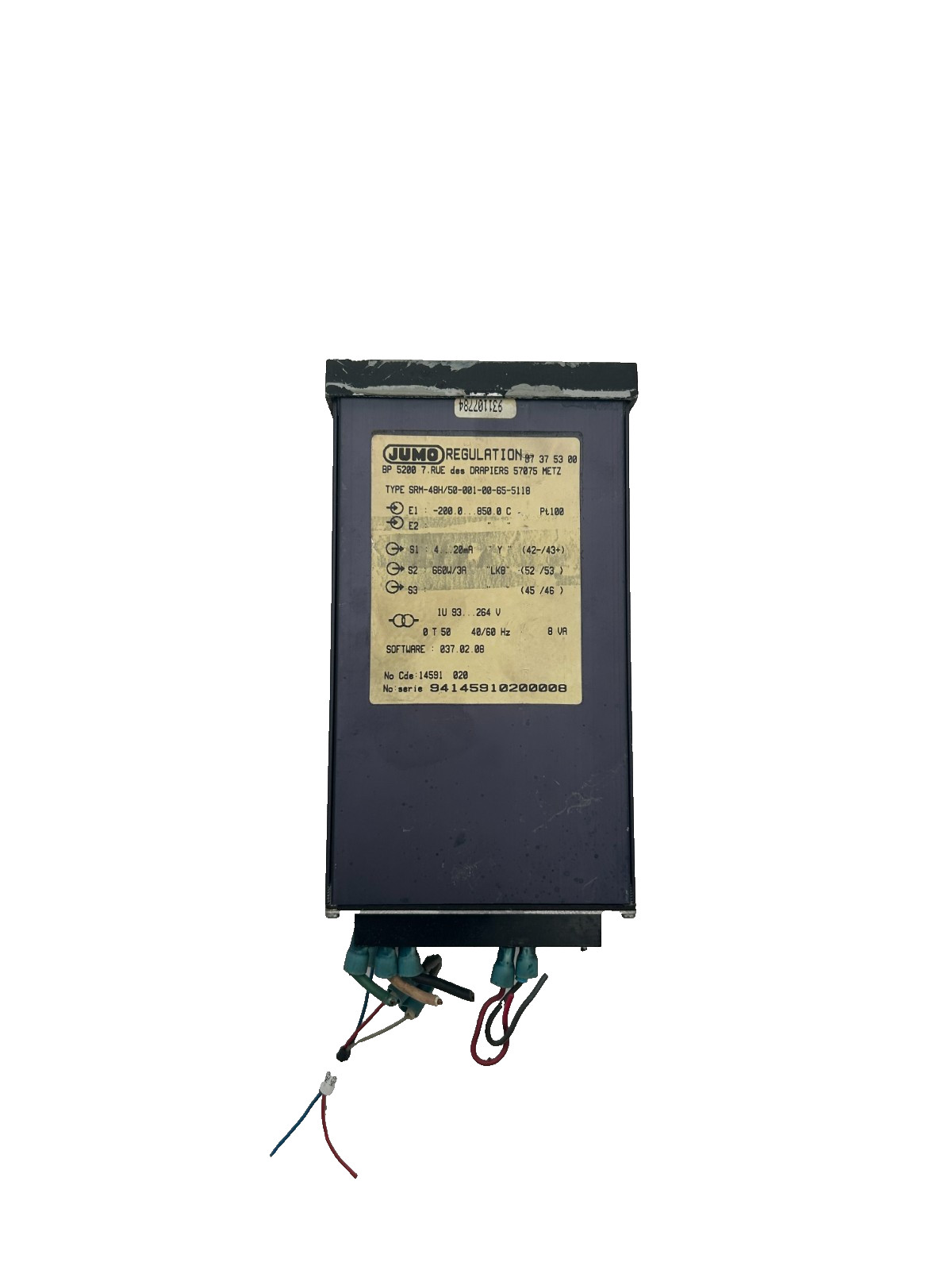 Jumo Regulation SRM-48H/50-001-00-65-5118 Temperature Controller