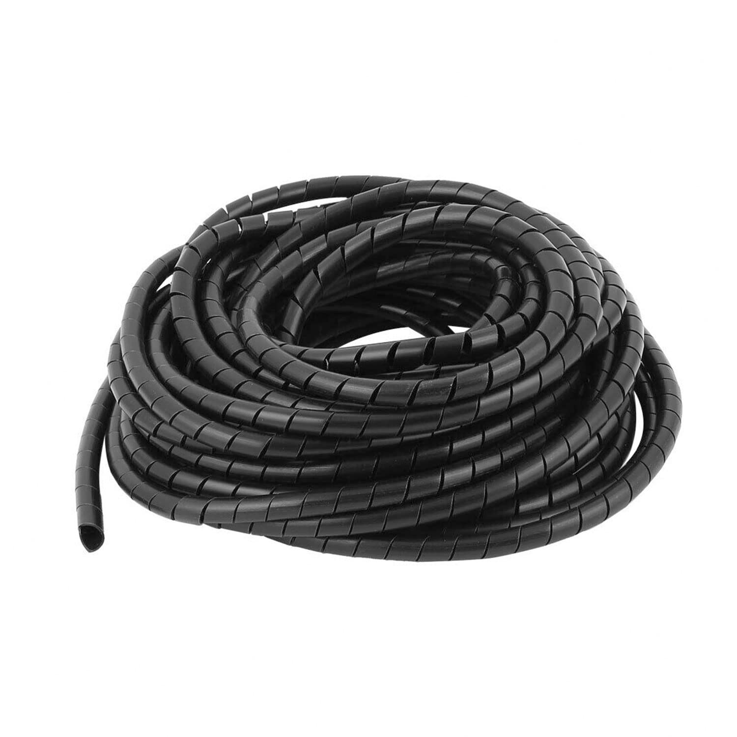 Spiral Cable Wrap - 20 Ft 1/2" Spiral Wire Wrap Cord Covers Bundle Sleeve Hose f