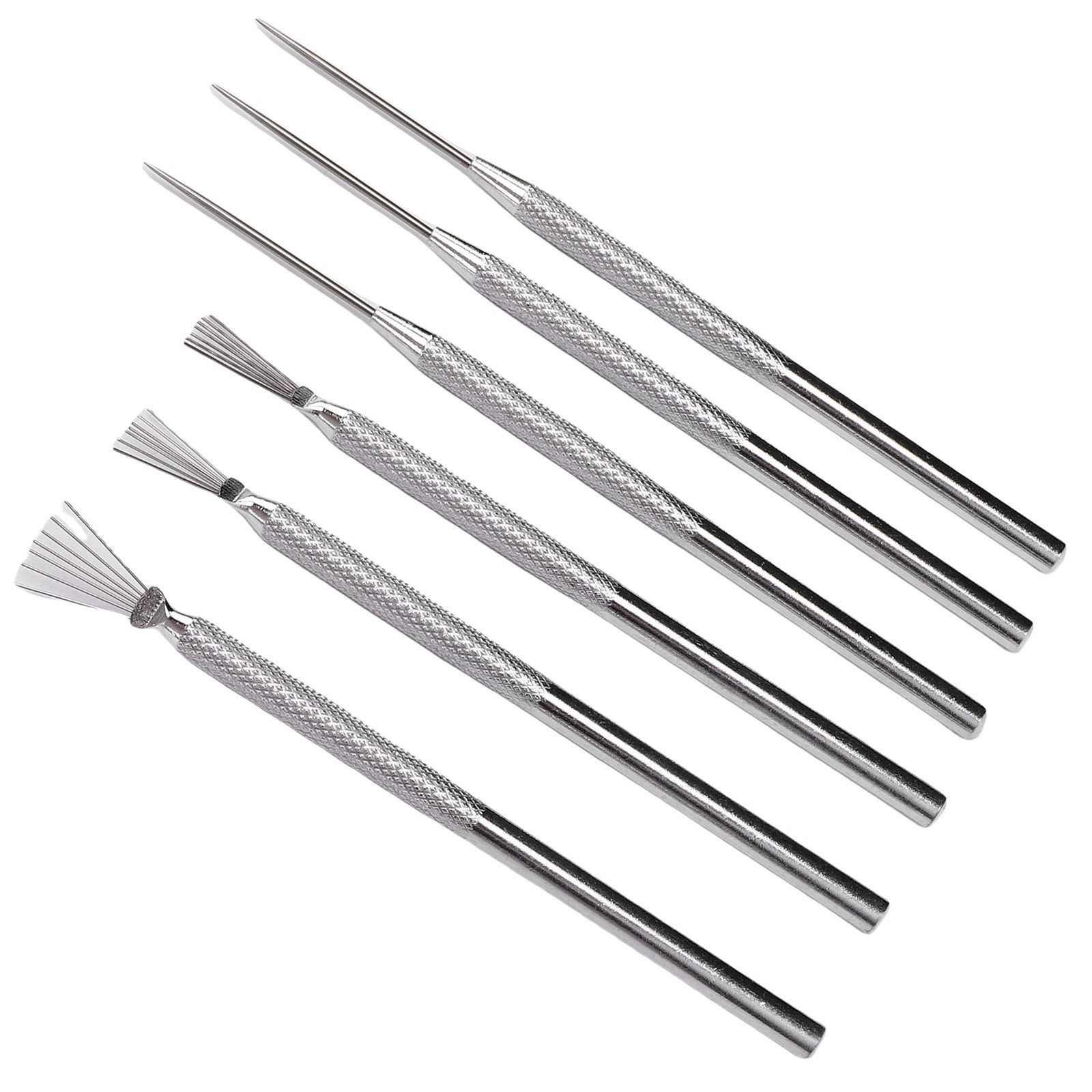 Complete Clay Needle Tools Set For Pottery - Ergonomic Handles Included