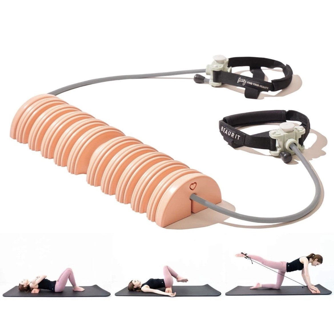 Home Pilates Set | Foam Roller Set | Back Roller Foam for Back | Massage Roller