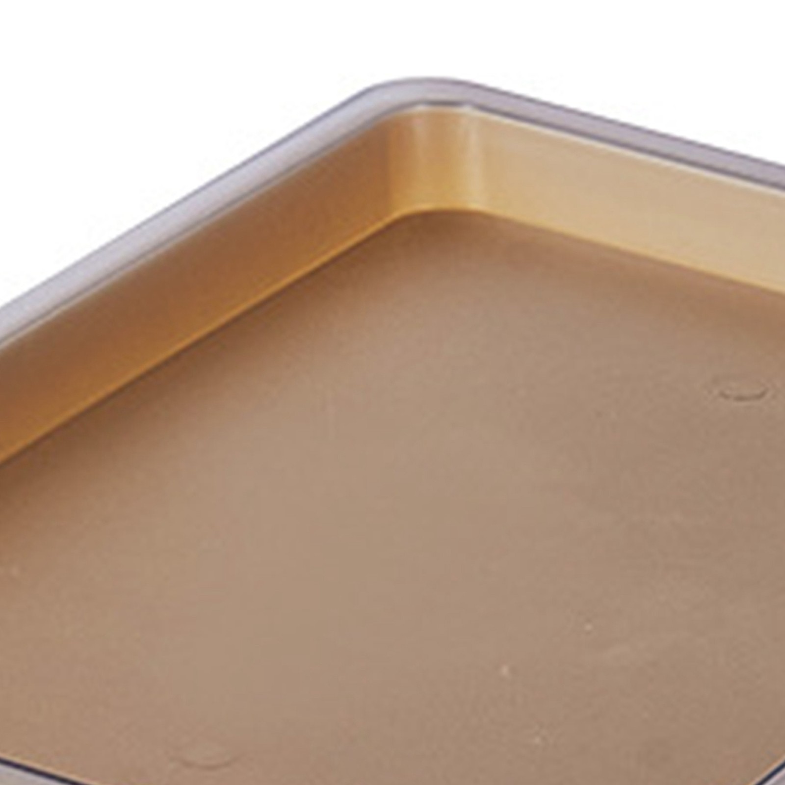 Storage Bin Grooved Bottom Cream Style Storage Basket Stackable Plastic Ample