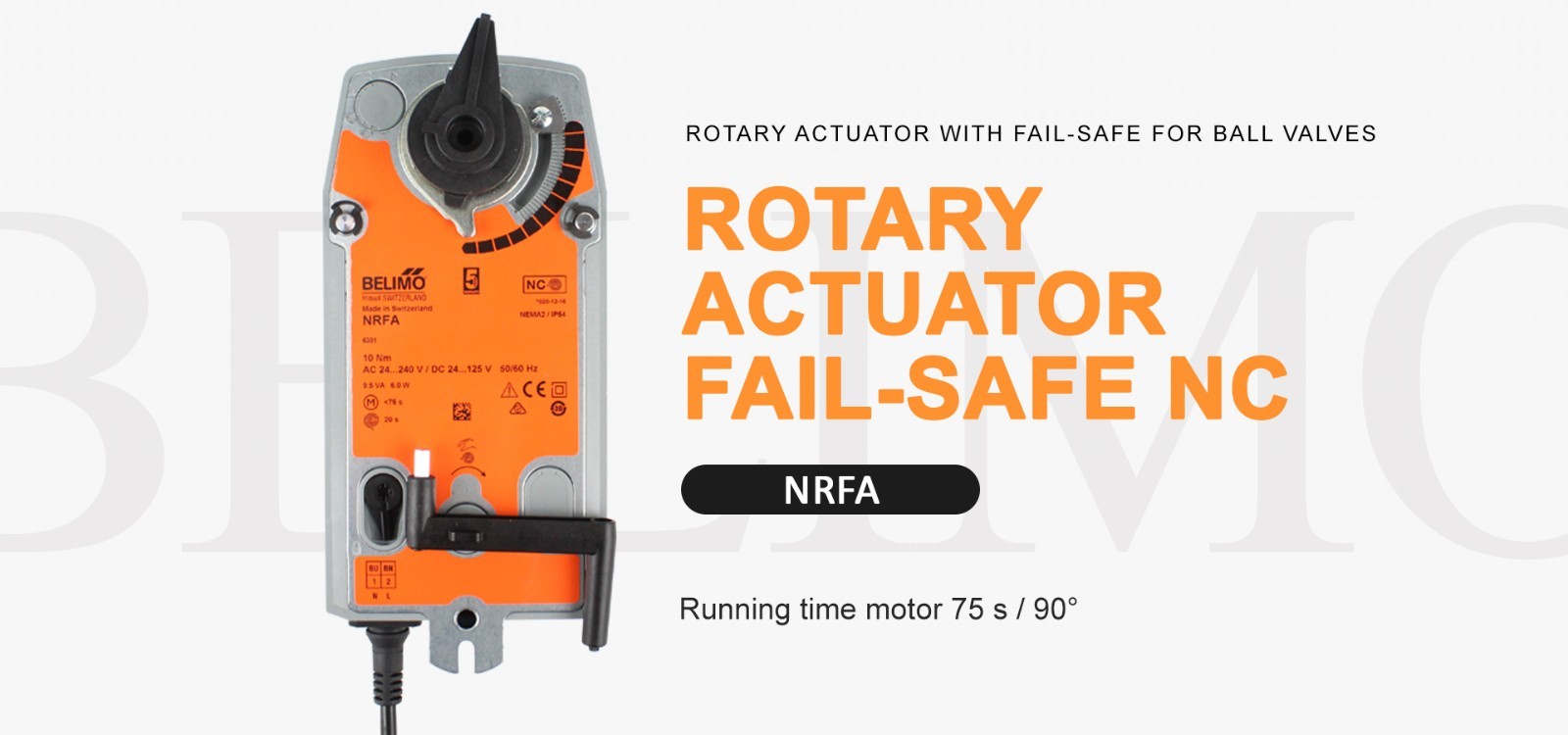 NEW Belimo NRFA 10NM AC 24...240  Rotary actuator fail-safe original in stock