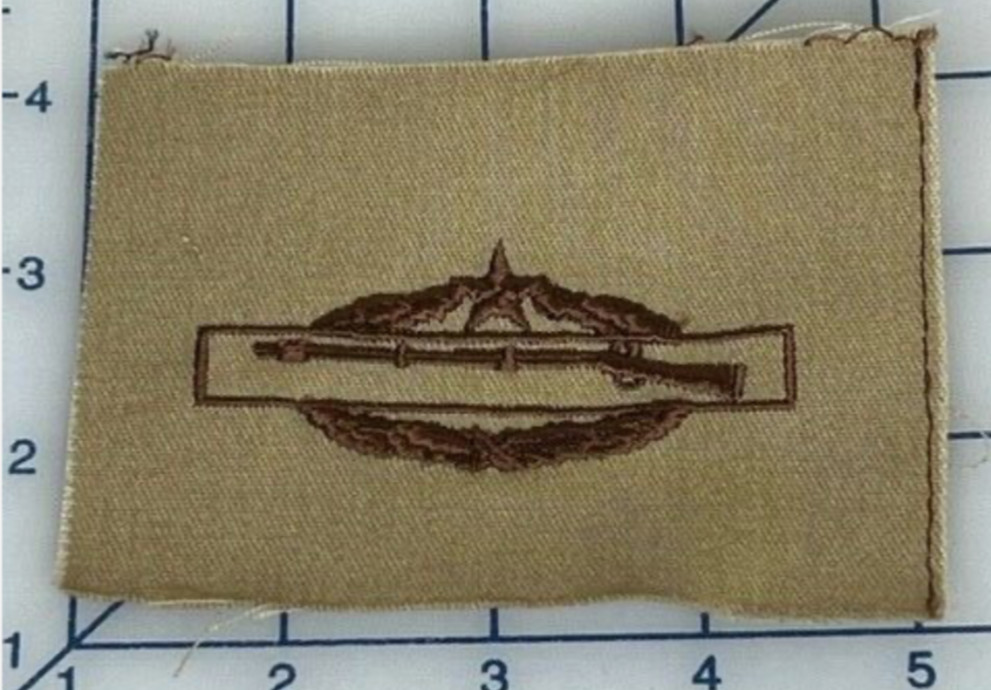 US Army Combat Infantryman Badge CIB 2d Award Desert DCU Patch