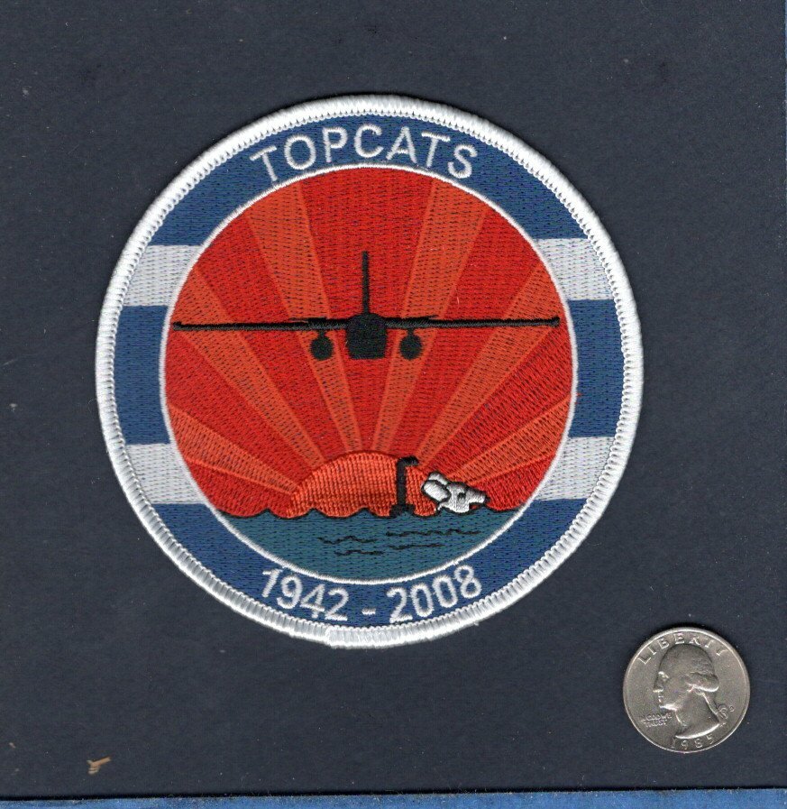 VS-31 TOPCATS DECOM 2008 Lockheed S-3B S-3 VIKING US Navy Squadron Cruise Patch