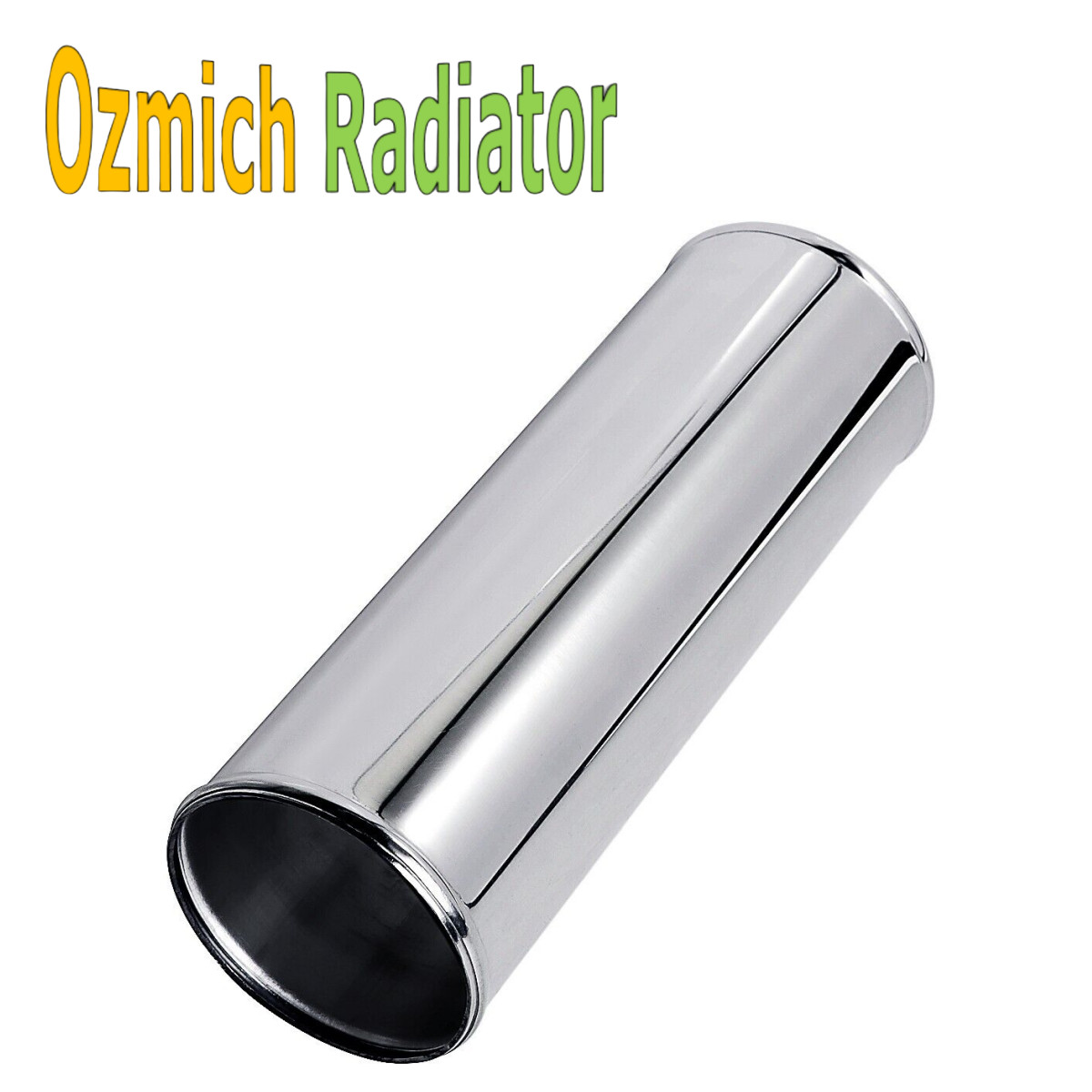 3" Straight Intercooler Pipe Air Intake Hose Aluminum Alloy Tube Silver 30 cm