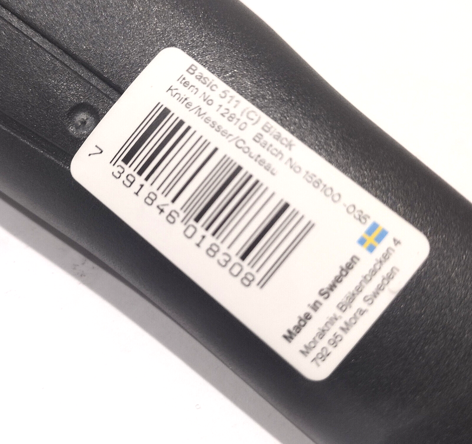 MORA SWEDEN MORAKNIV MILITARY BLACK BASIC 511 CARBON STEEL TACTICAL KNIFE