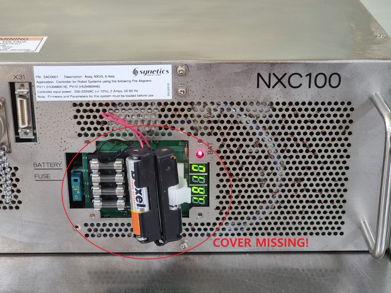 YASKAWA ROBOT CONTROLLER ERCR-NS01-B004 NXC100