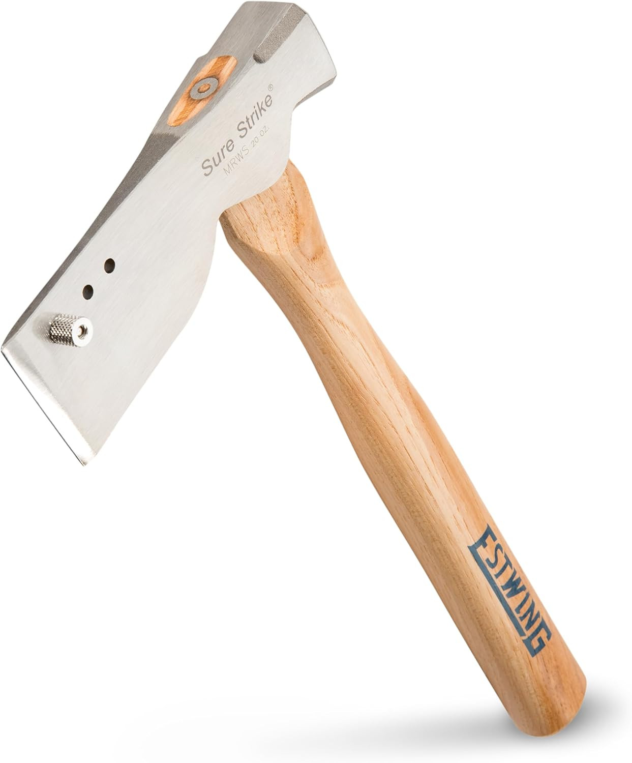 Shingler'S Hammer - 20 Oz Roofer'S Tool with Milled Face & Hickory Wood Handle -