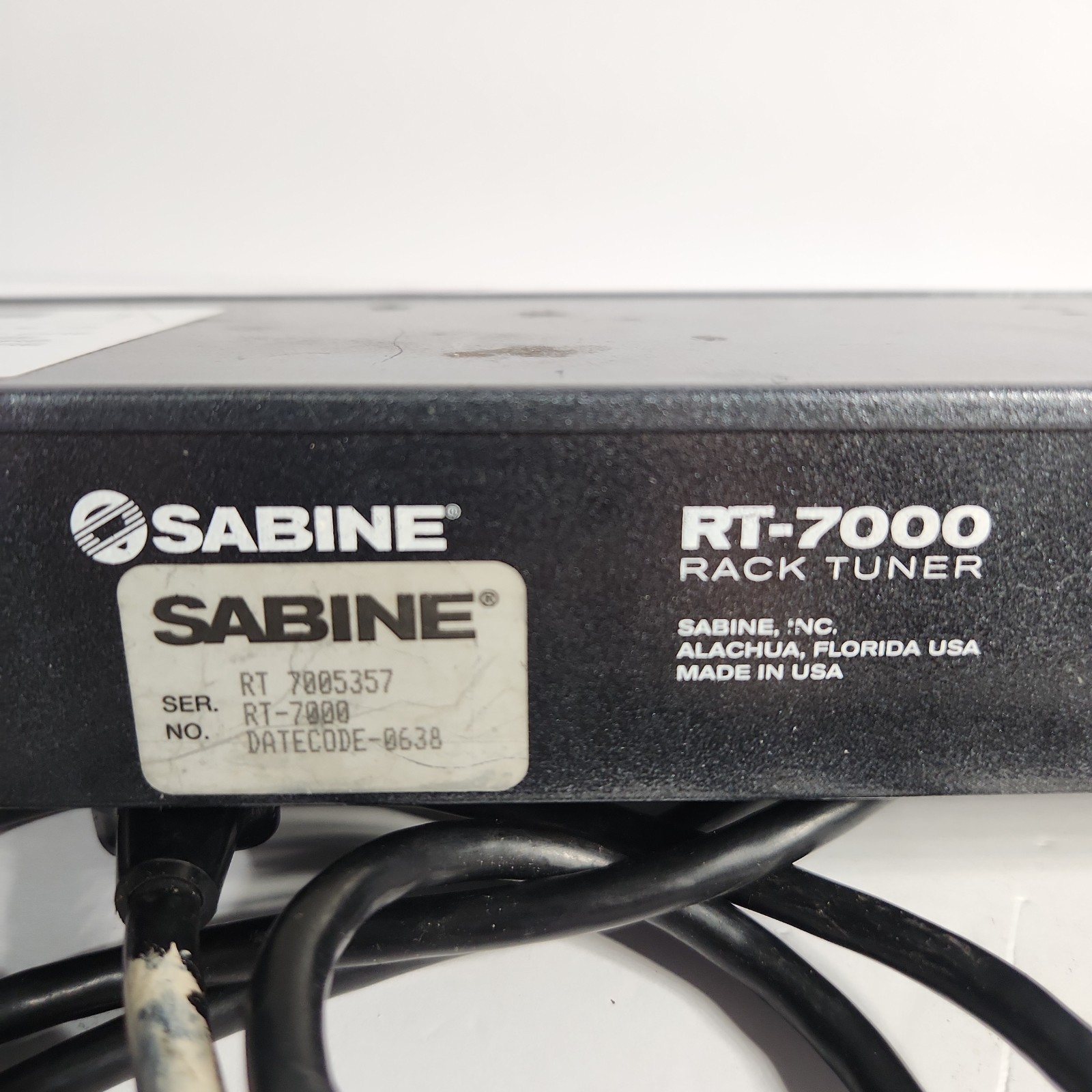 Sabine RT-7100 Advanced Rack Tuner