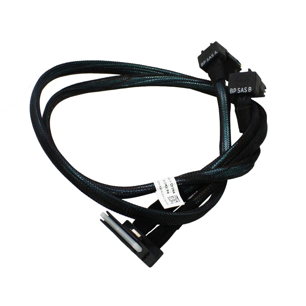 Genuine Dell PowerEdge R720xd PCIe X8 TO BackPlane Dual Mini SAS Cable MJCP4
