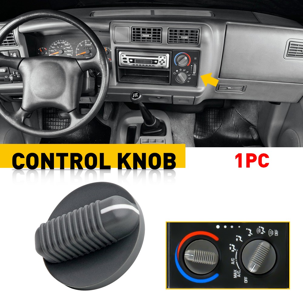FOR 94-97 SONOMA BLAZER CHEVY GMC CLIMATE CONTROL JIMMY A/C FAN KNOB HEATER TEMP