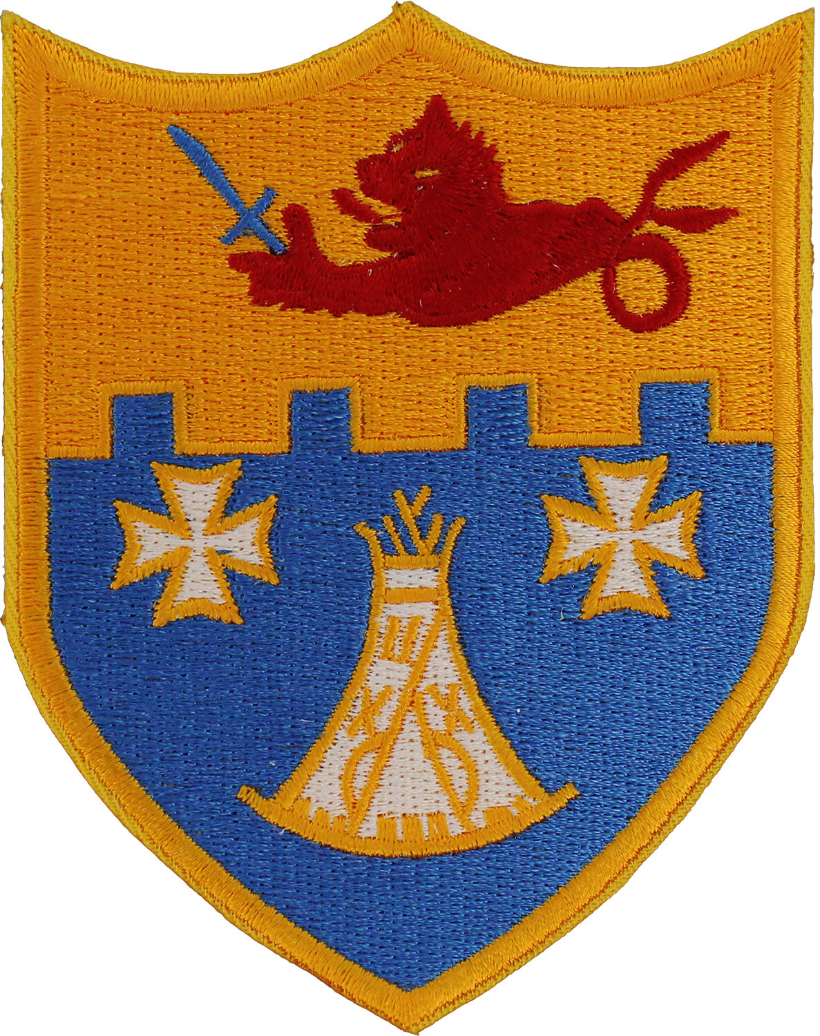 Army 12th Infantry Regiment Patch ( 3" Wide x 3 3/4" High ) P1542