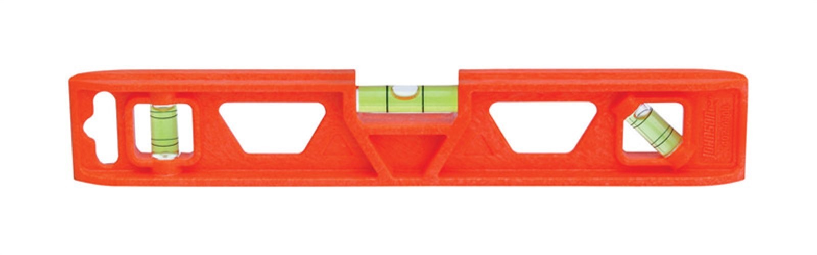 Johnson 1402-0900 Structo-Cast Orange 3-Vial Torpedo Level 9 L in.