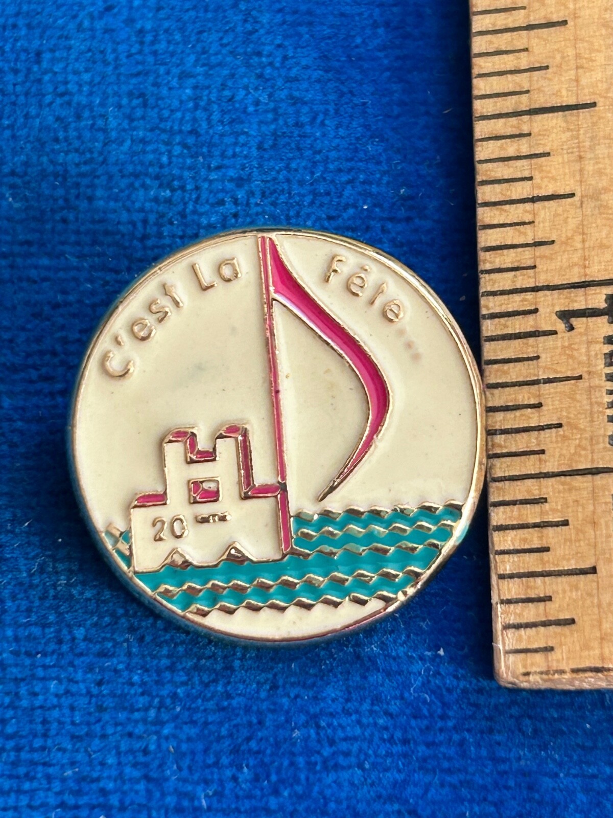Hopital Sainte-Anne-des-Monts Hospital 20th anniversary c’est la fete Lapel Pin