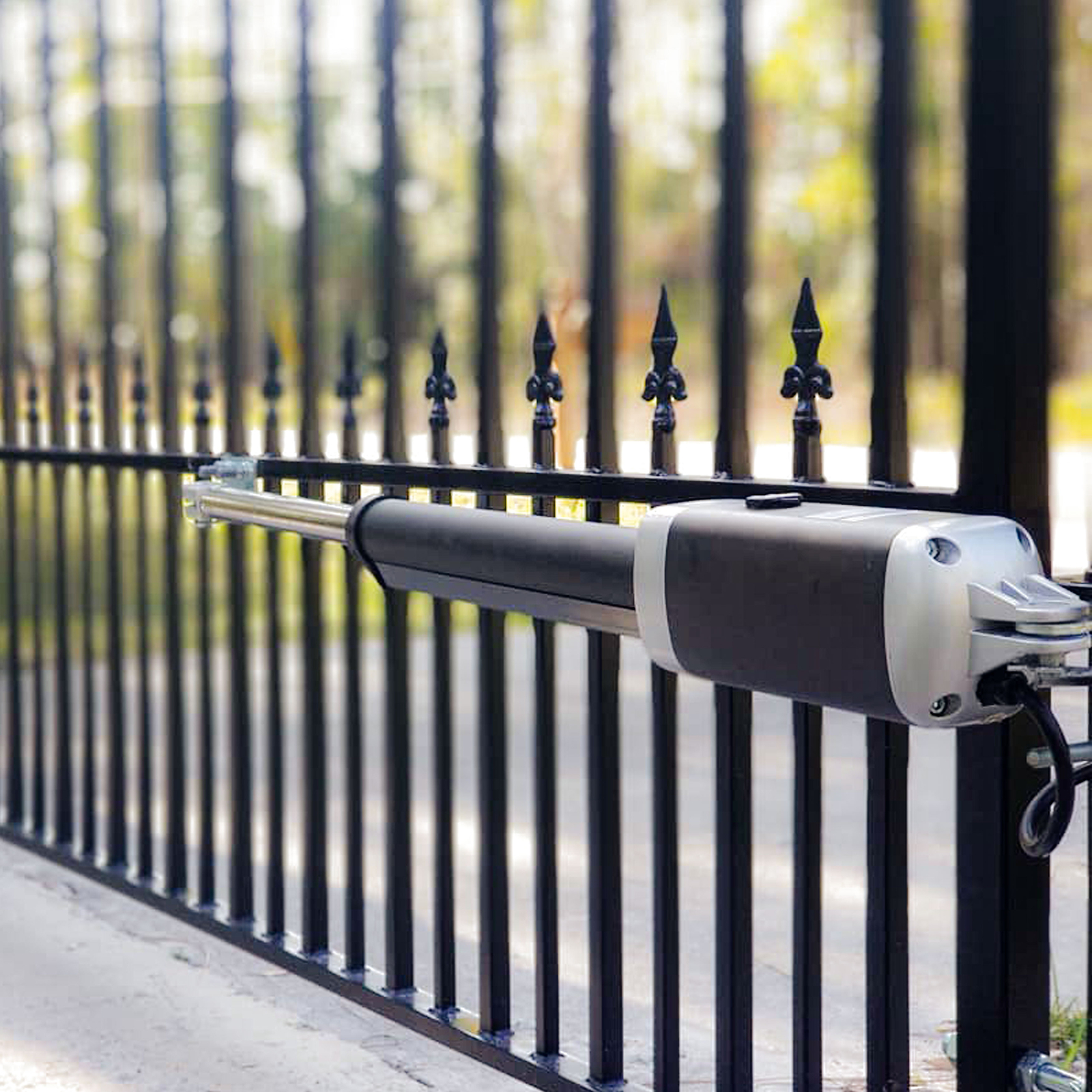 ALEKO Full Solar Kit ETL Listed Swing Gate Opener for Dual Gates up to 1320 lb