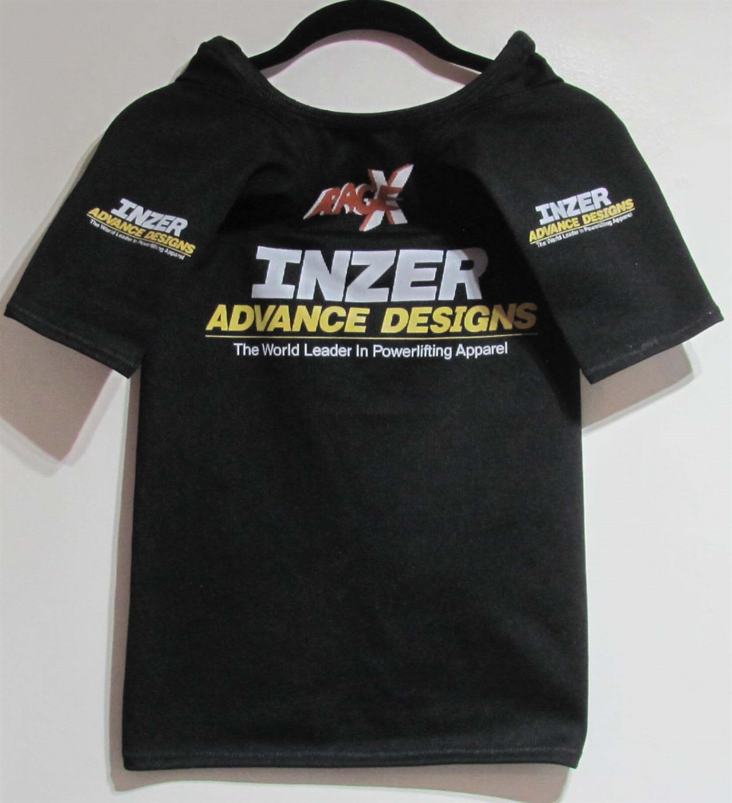 Inzer Rage X Bench Shirt 34 Black w/H.D. Collar option + 1" Scoop Neck (LU)