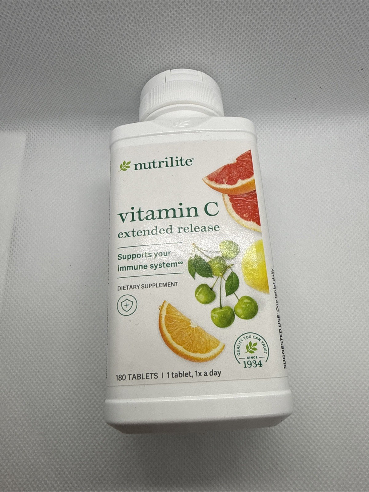 Amway Nutrilite Vitamin C Extended Release 180 Tablets  - New/Sealed!