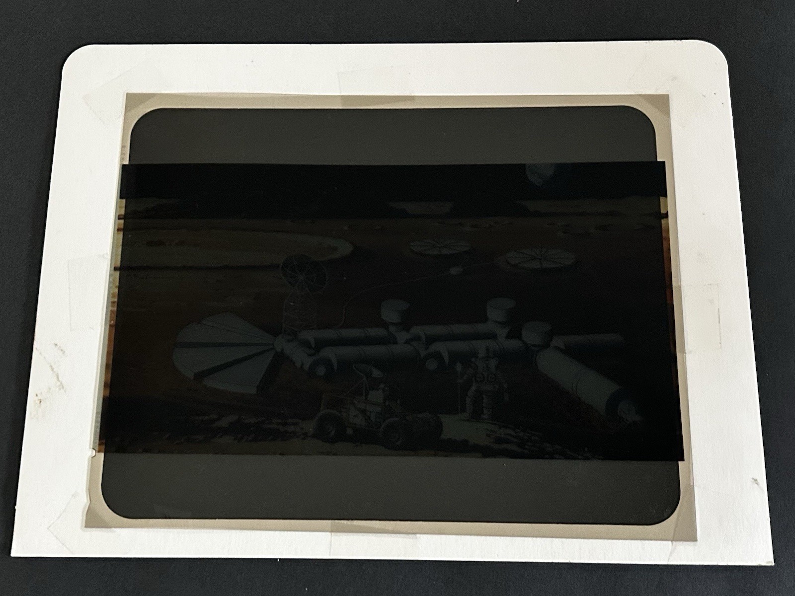 1988 NASA KSC Space Station Lunar Operations Concept Presentation Transparency