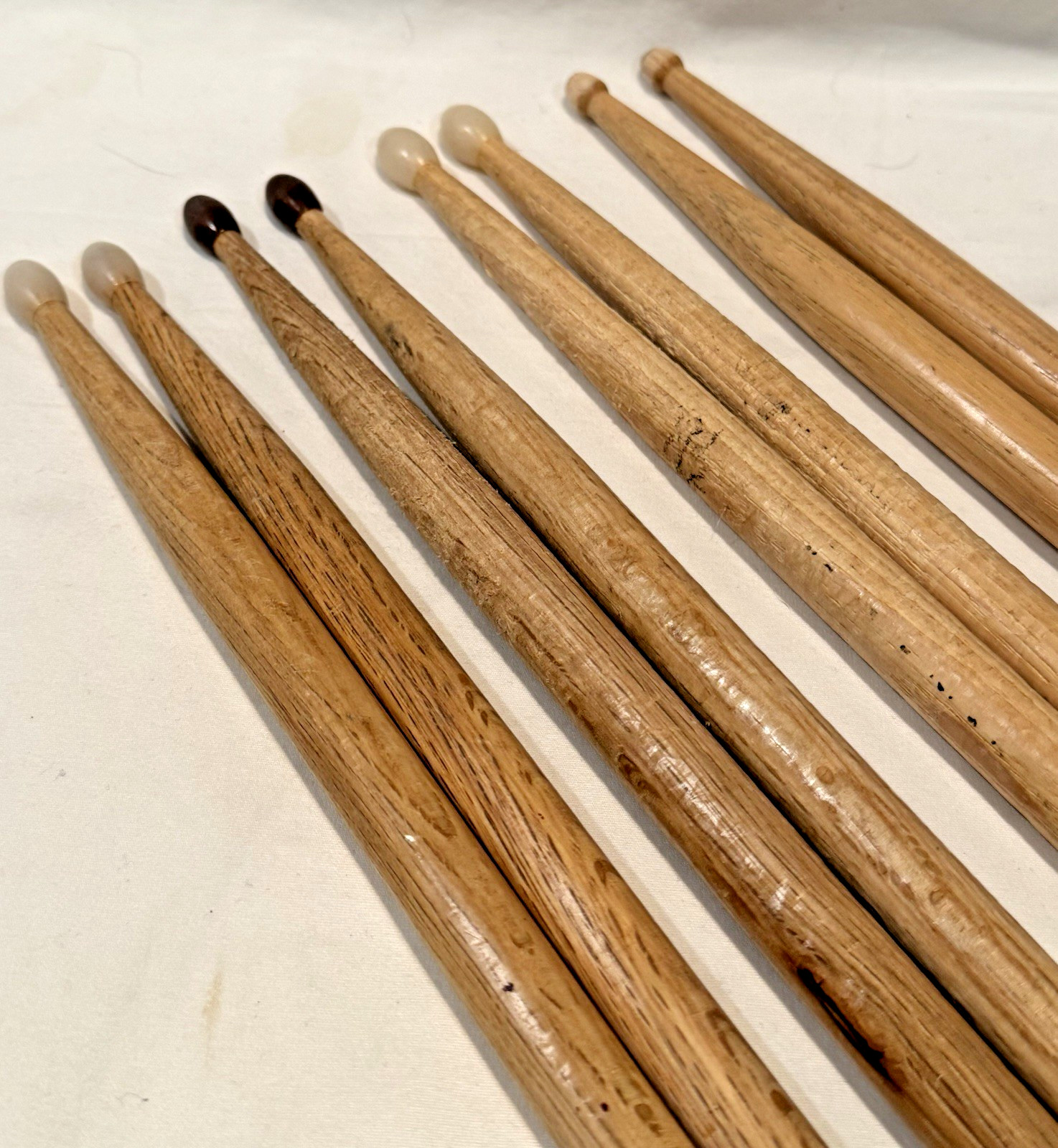 Vintage Drumsticks - Promark Jazz & 5A, Vater LA 5A, Zildjian Anti-Vibe - 4 Pair