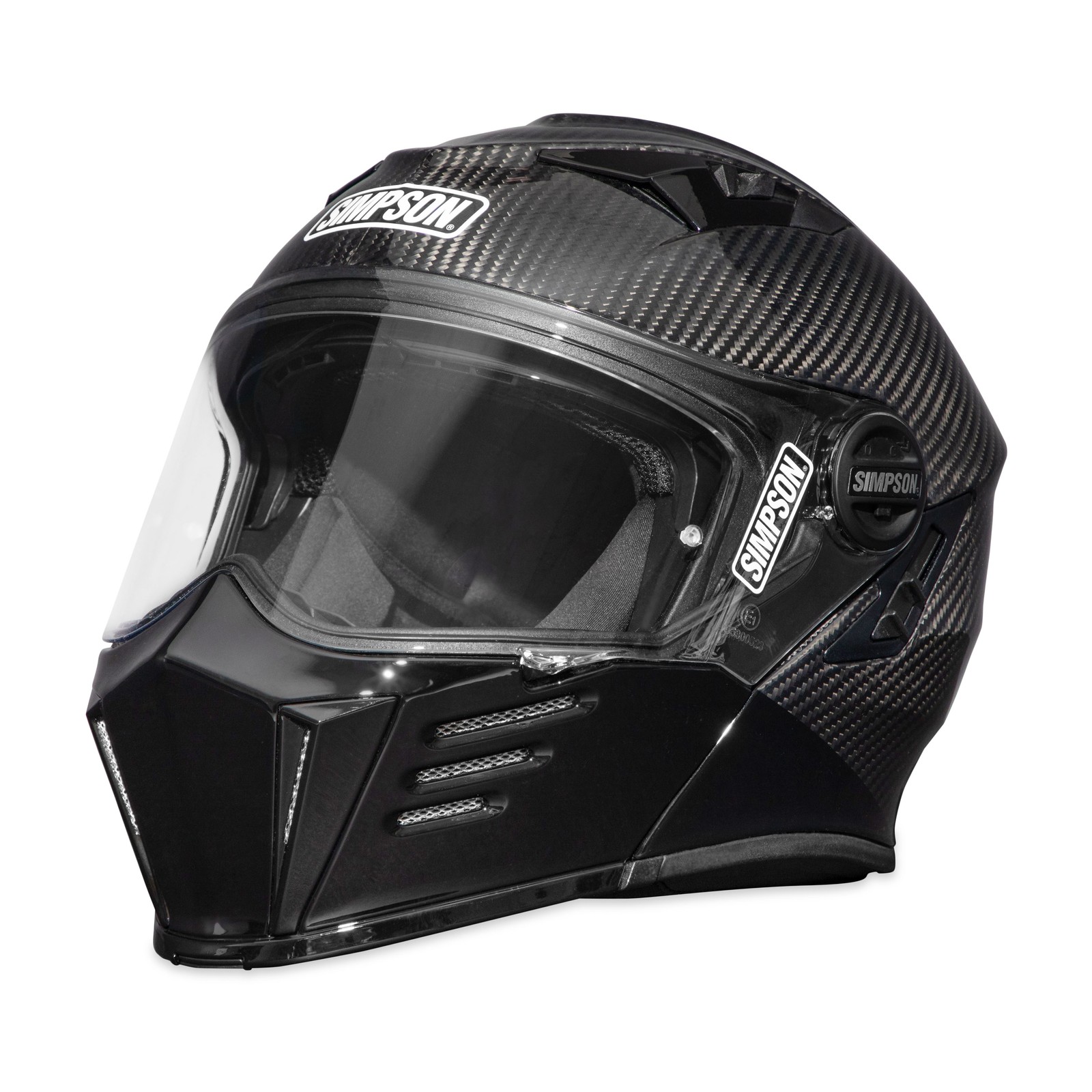 Simpson Motorcycle M59XLC Mod Bandit Helmet Adult XL Carbon Fiber
