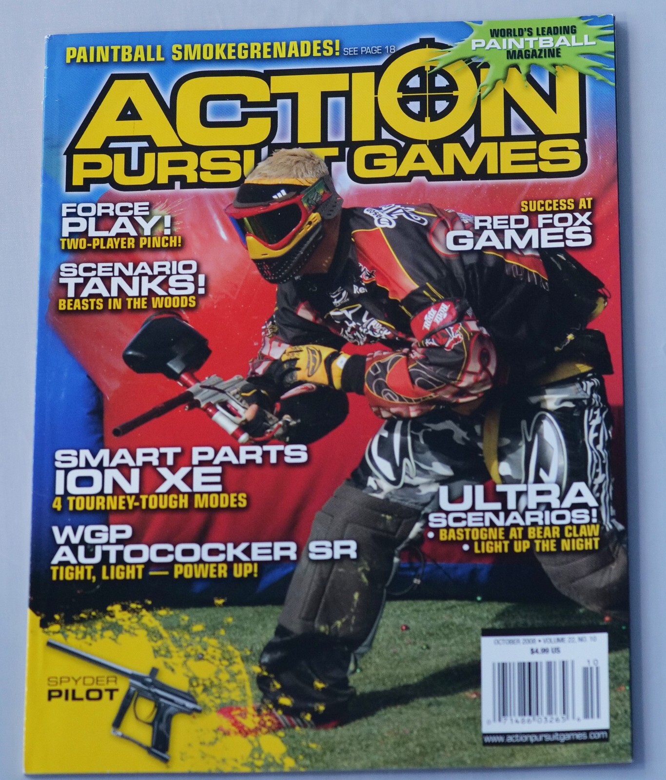 Priced To Sell October 2008 Action Pursuit Games Print Paintball Magazine