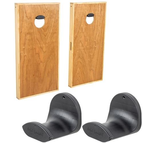Go Sports Cornhole Board Wall Mounted Hangers Set of 2