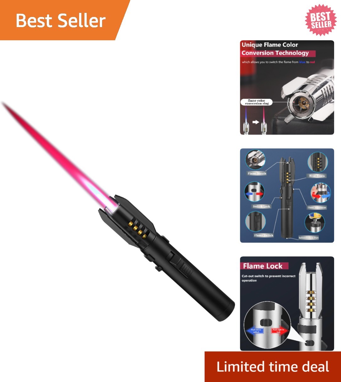 2026 NEW Lux Blaze Lighter, Luxblaze Plasma Lighter, Adjustable Windproof Torch