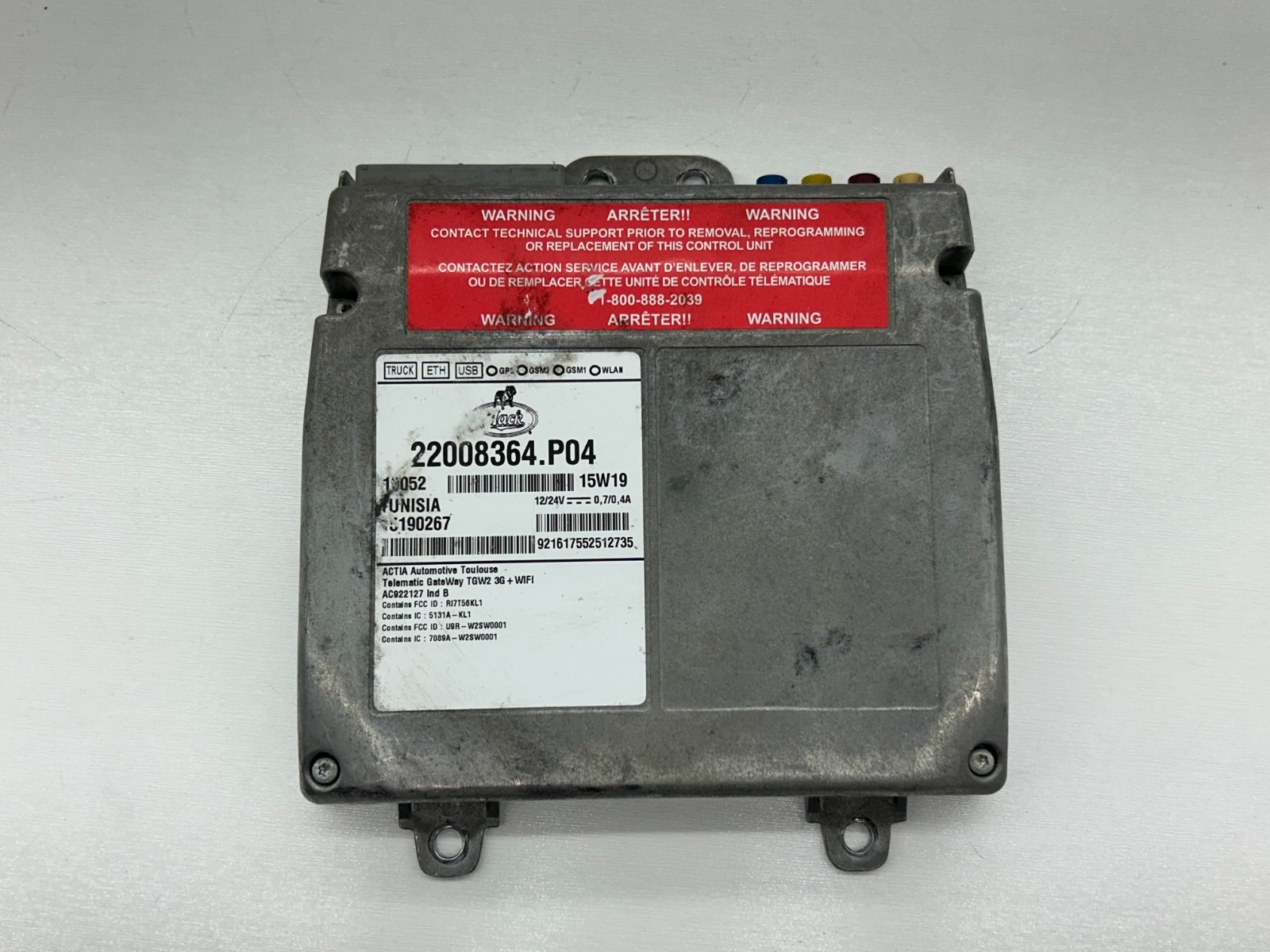 Telematics Control Unit Gateway Mack CXU613 22008364 P04 22555757