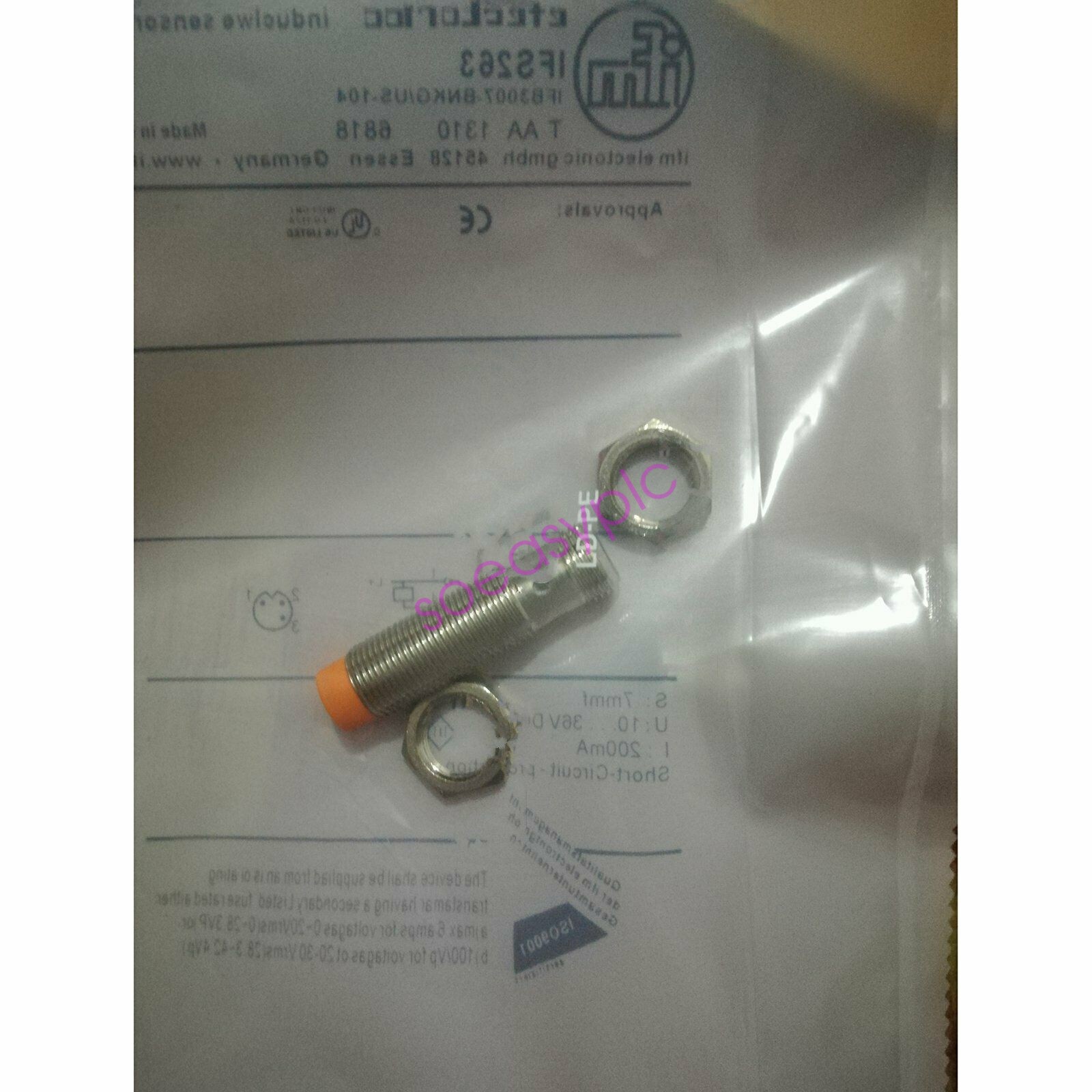 IFM IFS263 Proximity Switch Sensor New #