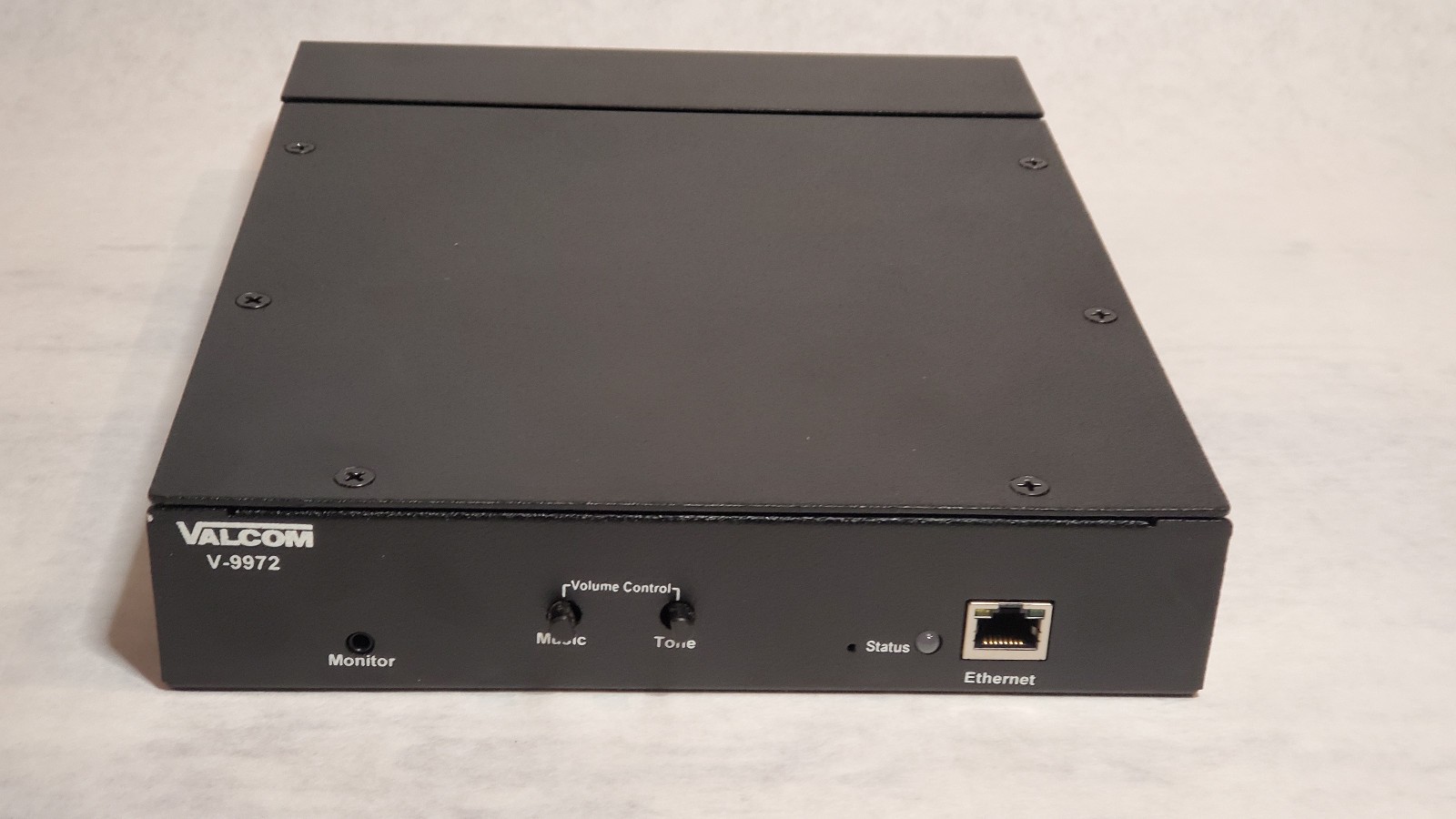 Valcom V-9972 Paging Interface/Adapter with Power Supply and Mounting Hardware