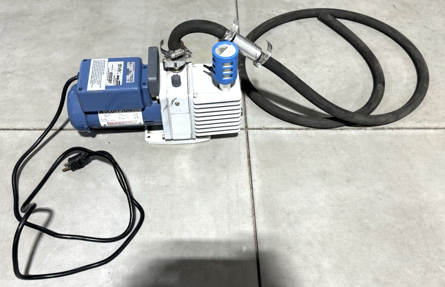 Mirion Canberra Alpha Spectroscopy Vacuum Pump Kit 7400-03 / 7400-17 / 7400-09