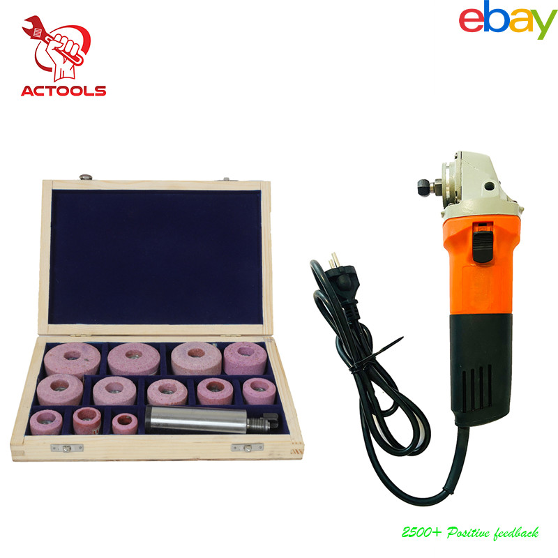 Valve Sioux & Black And Decker Seat HSG Grinder 230 v 50 Hz/AC  + Stones 12 Pcs