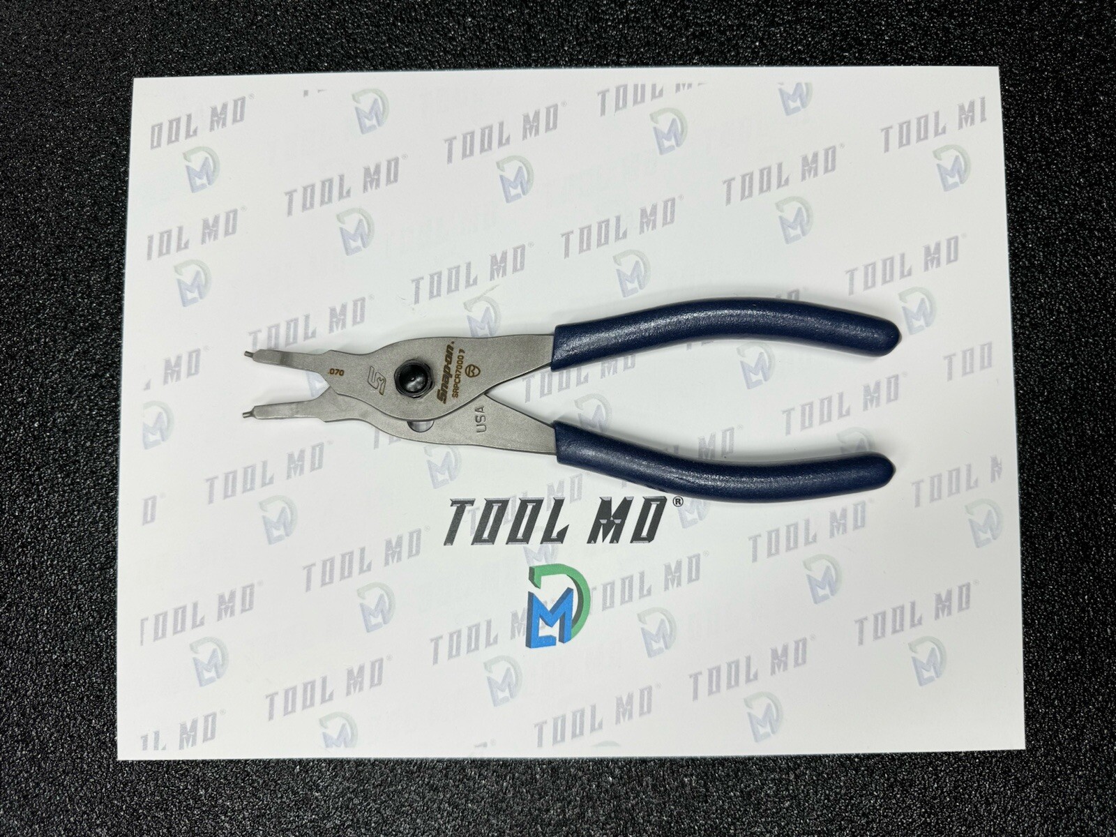 Snap-on Tools USA NEW POWER BLUE Straight Tip .070 Snap Ring Pliers SRPCR7000