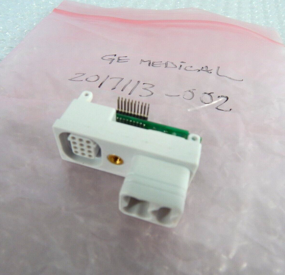 GE MEDICAL BULKHEAD CONNECTOR BLOCK 2017113-002