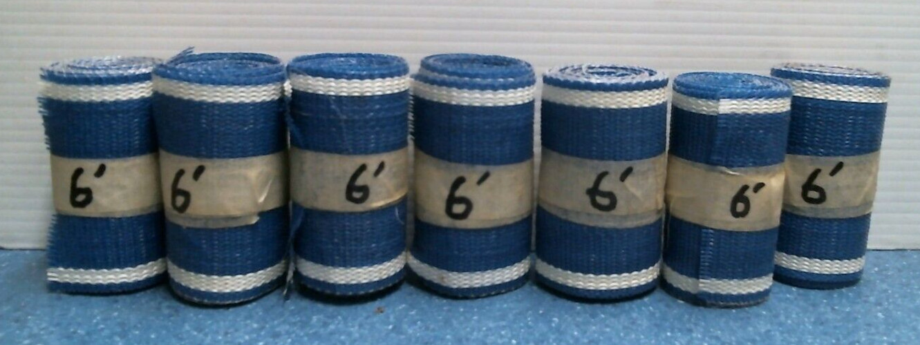 Lawn Furniture Re-Webbing 3" X 6' Rolls  LOT OF 7 ROLLS... FS