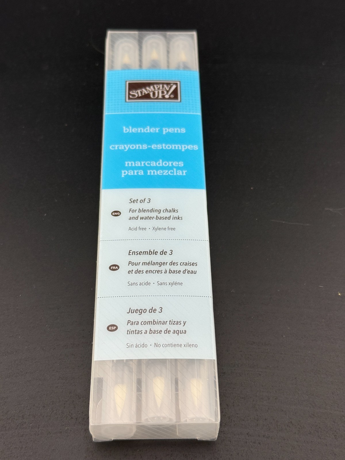 Stampin' Up! Blender Pens Paint with Stamp Ink 3pc Lot Stamping Paper Craft