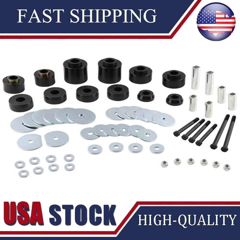 For 1980-1998 Ford F150 F250 F350 2WD/4WD Body Cab Mount Bushing Set 4.4123R New