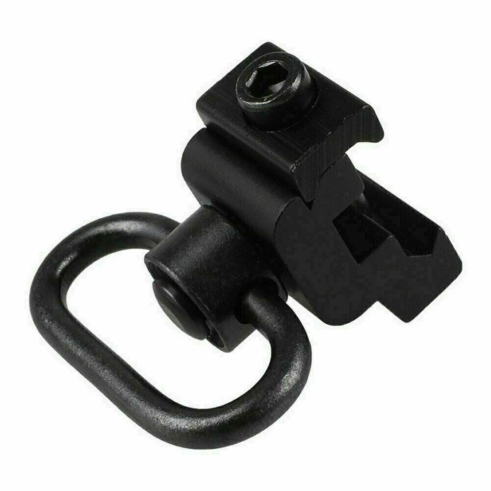 Push Button QD Quick Release Sling Swivel Adapter for 20mm Picatinny Rail Mount