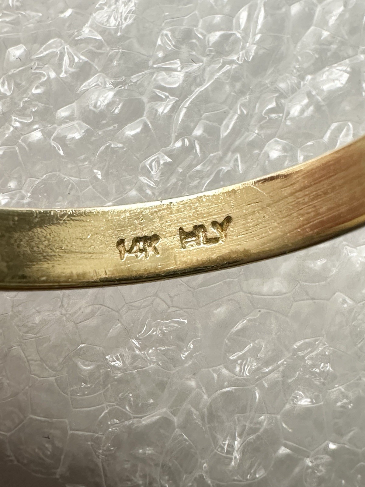 14k Solid Yellow Gold Dangle Heart Cubic Zirconia Toe Ring Adjustable