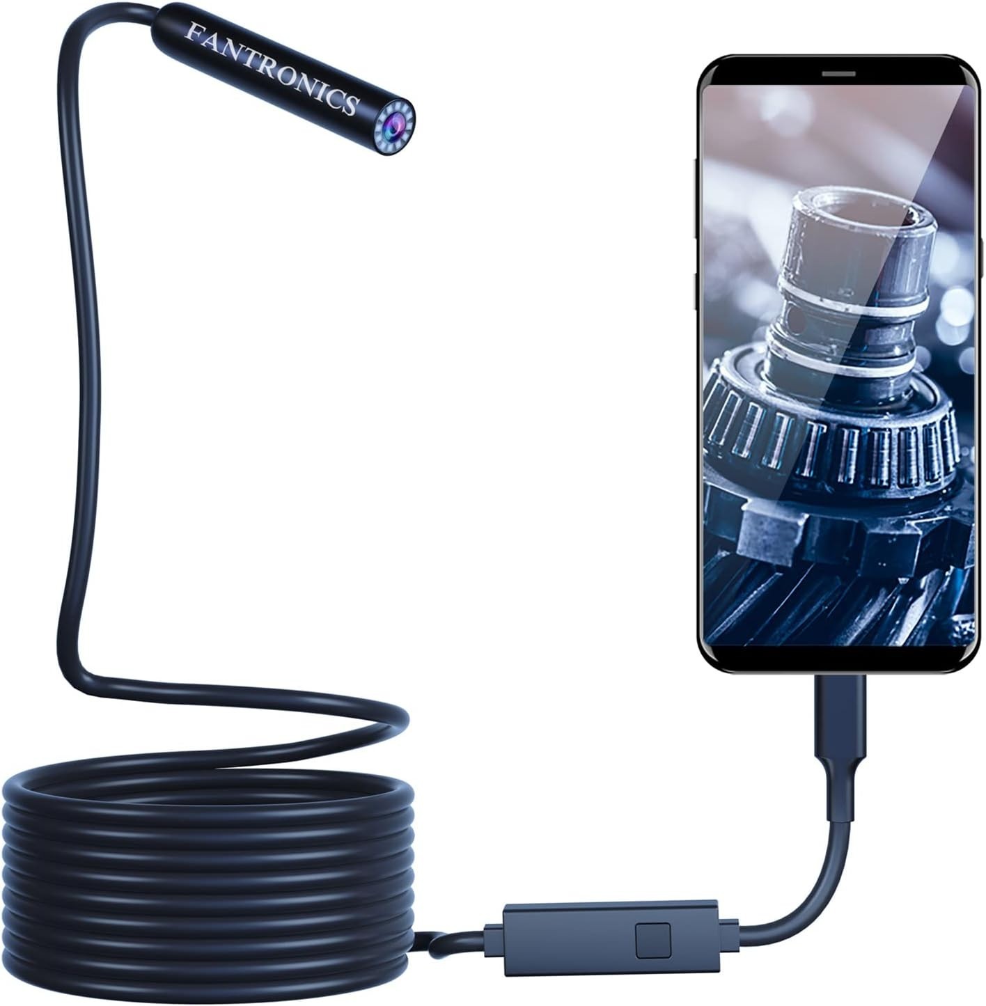 Pipe Inspection Camera Endoscope Video Sewer Drain Cleaner Waterproof Snake USB