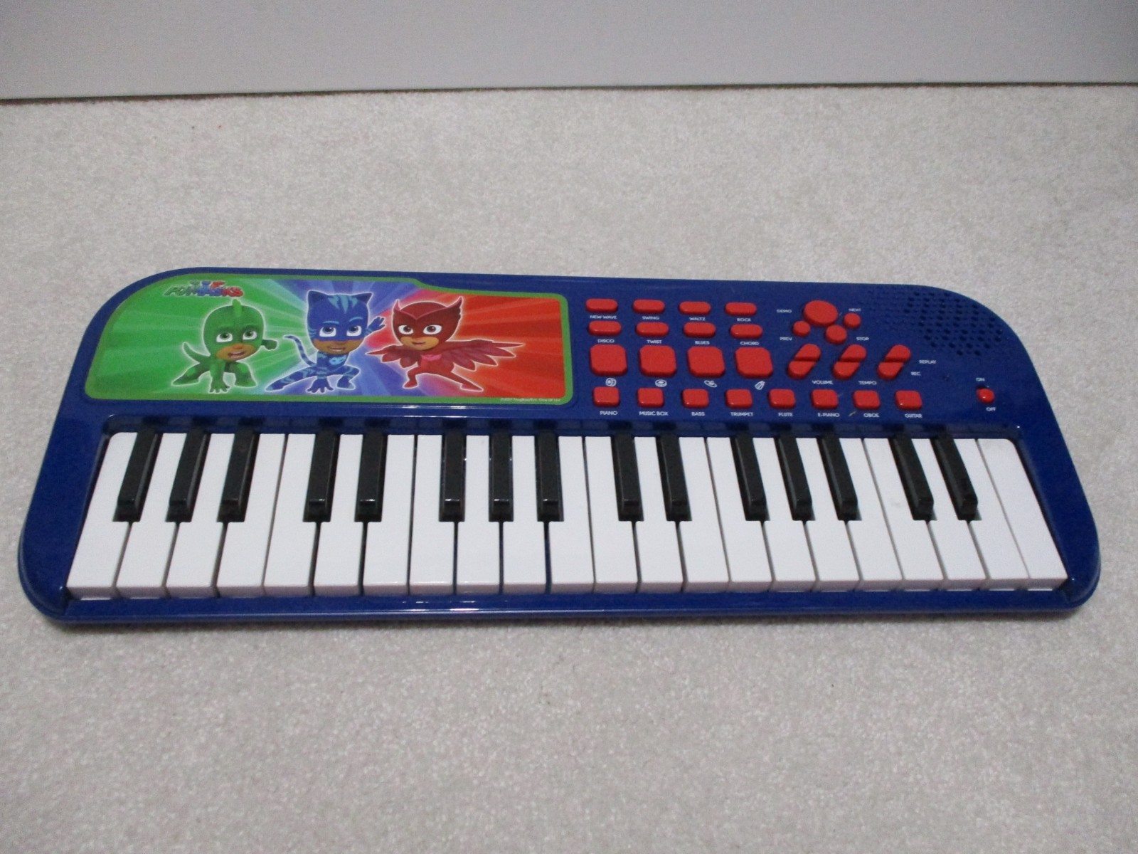PJ Masks Kids Musical Keyboard Electric Piano by First Act 2017 - Tested WORKS
