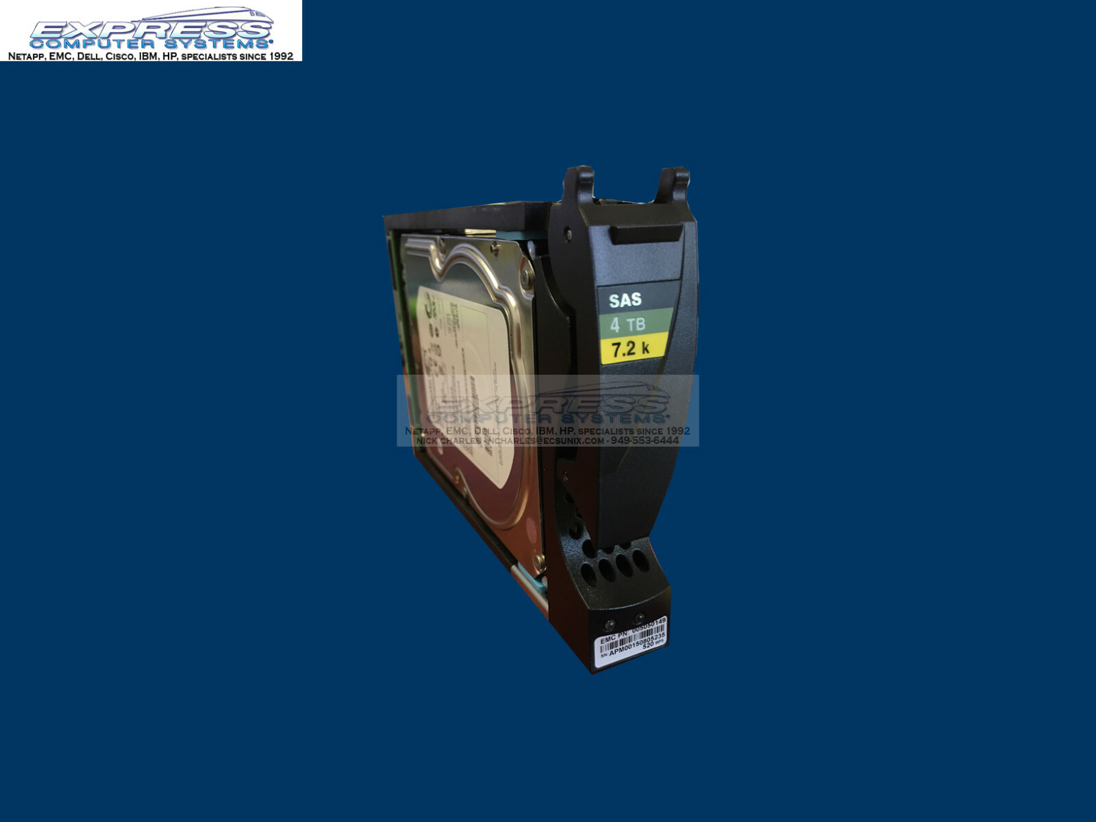 EMC 4TB NL SAS 7.2k VNX V4-VS07-040 for VNX5800