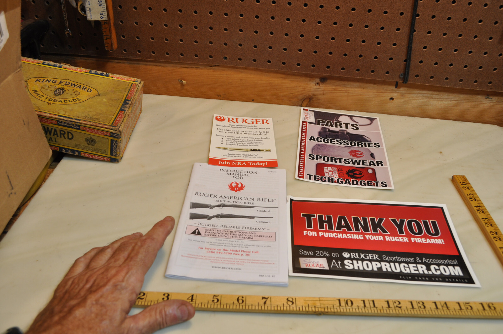 Ruger America Bolt Action Rifle  Owners Manual  / Paper Work  ,see Pictures 1/18