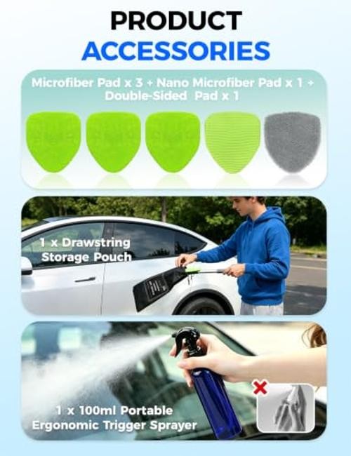 XINDELL Interior Windshield Cleaner Tool – Car Interior Window Cleaning 29in
