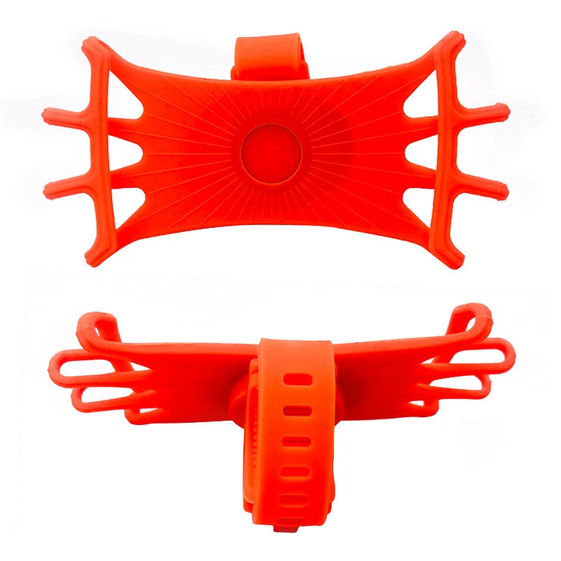 360 Rotatable Bicycle Motorcycle Bike Safe Mobile Phone Bracket Silicone Phone H