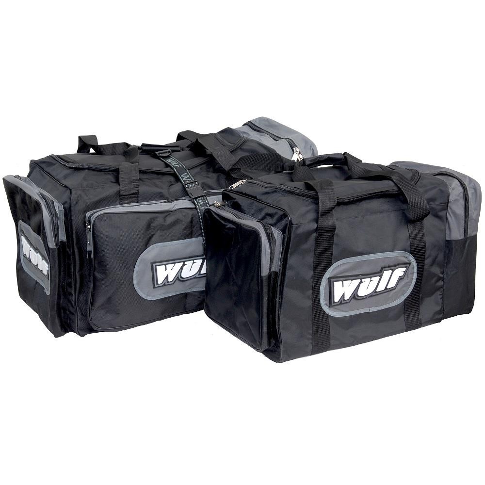 Wulfsport Motorcycle Motorbike Trackday Trials Luggage Kit Bag Black Jumbo