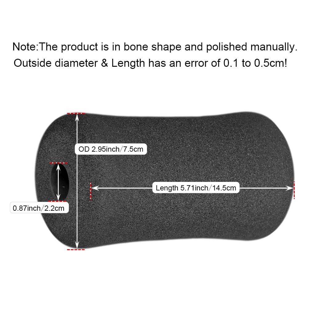 Sponge Foam Foot Pad Roller Pair, Used for Replacing Gym Exercise Equipment, ...