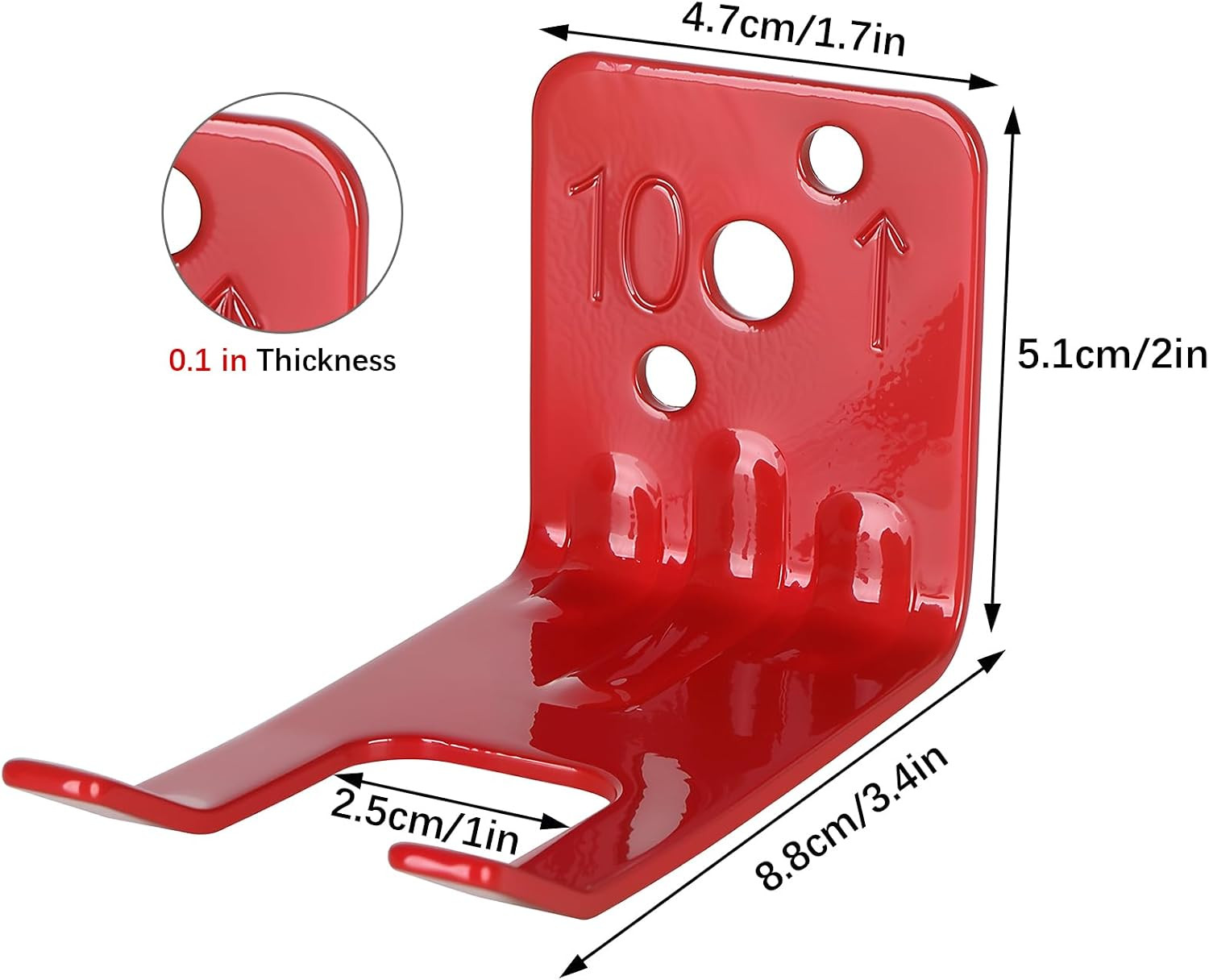 Fire Extinguisher Bracket 5 Pack, for Big and Small Fire Extinguisher Cabinet, A