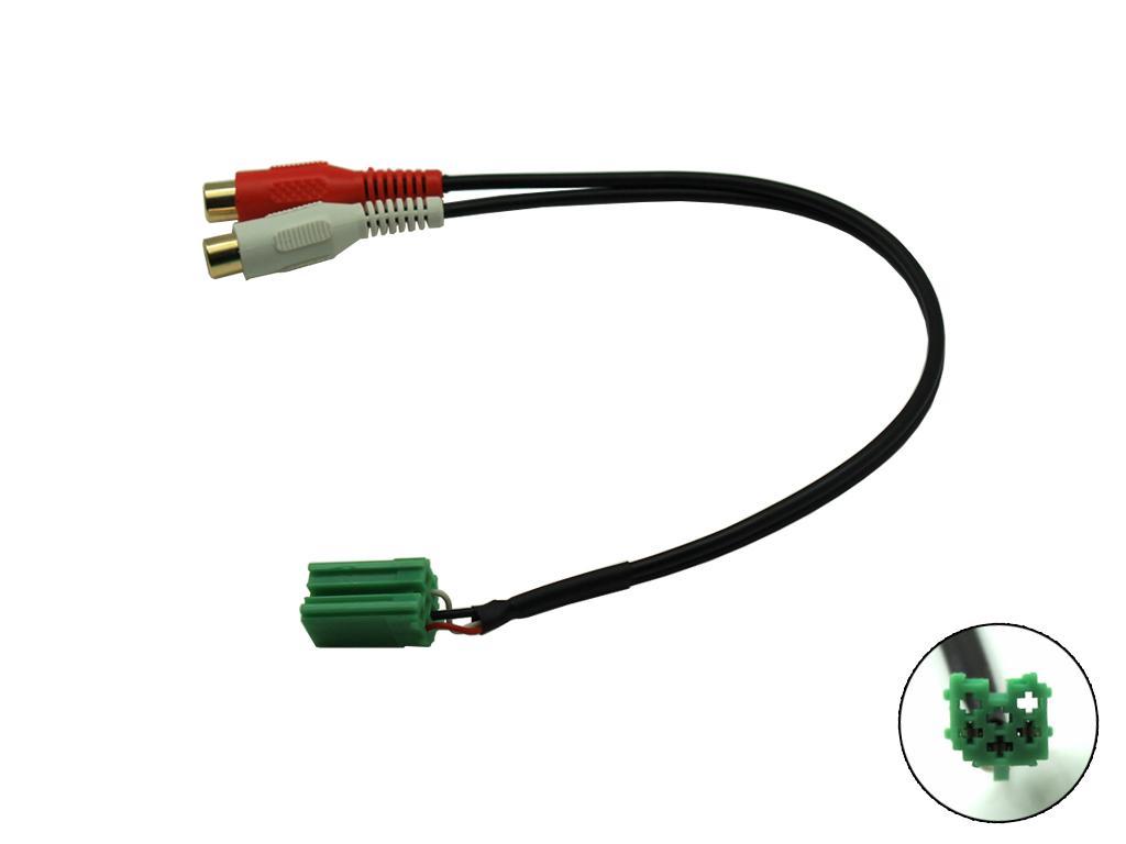 AUX-IN INPUT ADAPTER LEAD CABLE MP3 CT29RN01 FITS RENAULT CLIO MEGANE 2005-2012