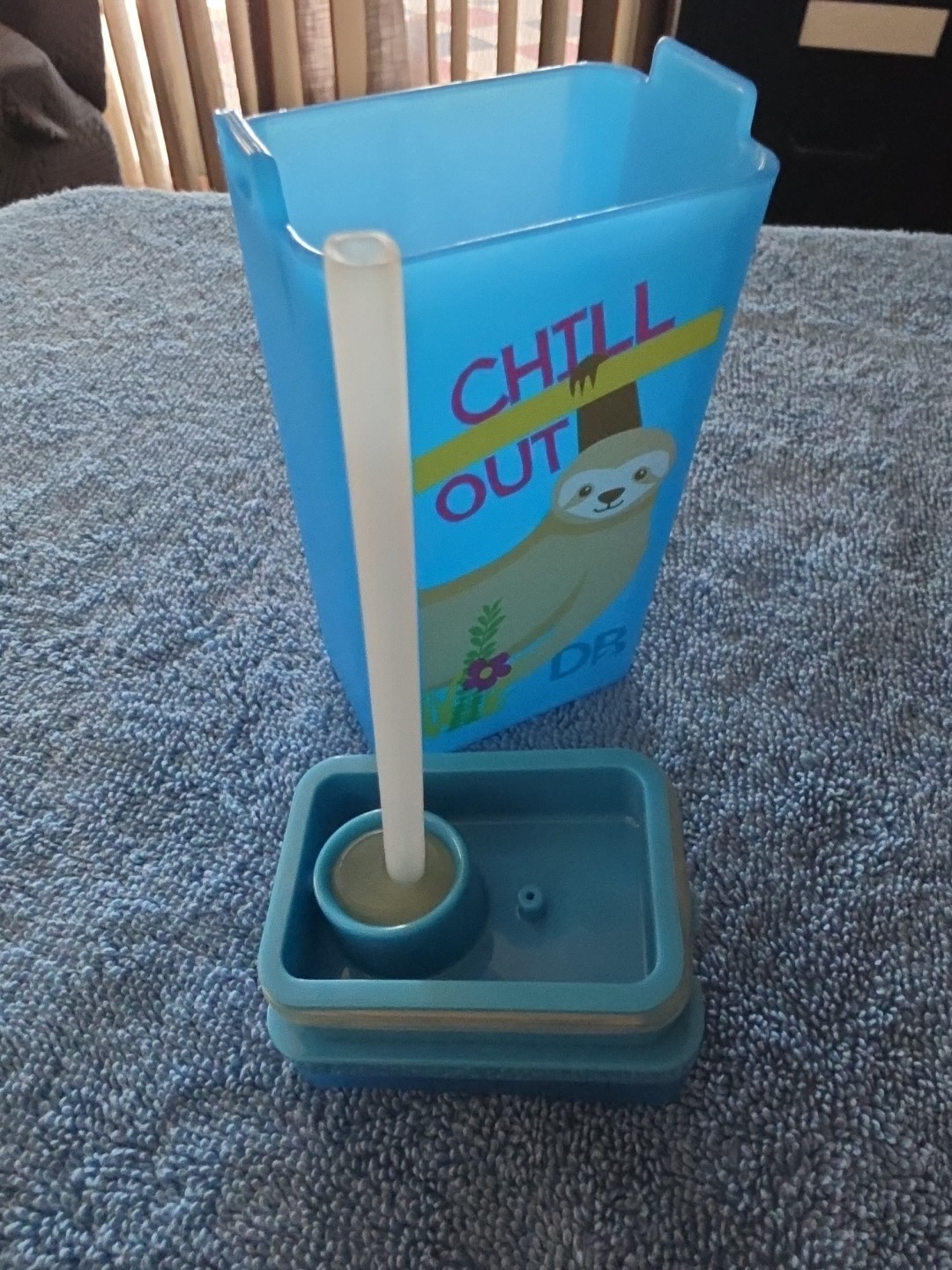 Cute Plastic Sloth Drink Box